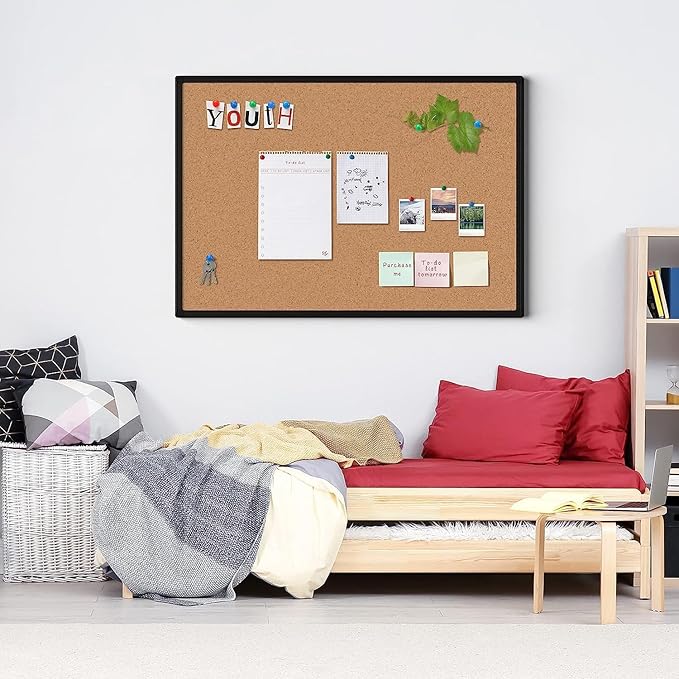 Cork Board Bulletin Board 24 x 18, Office Board
