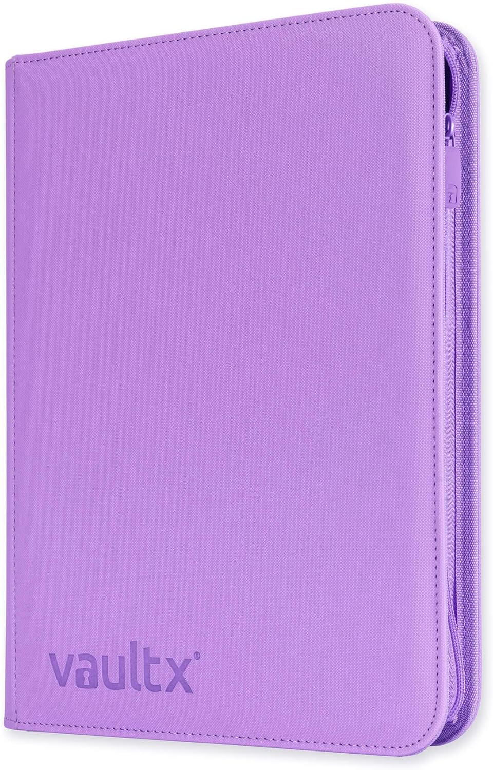 Vault X 9 Pocket Trading Card Binder - Premium Exo-Tec Material, Holds 360 Cards, 20 Side-Loading Pages | Purple