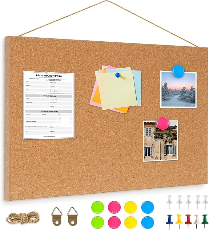 DOLLAR BOSS Magnetic Cork Board