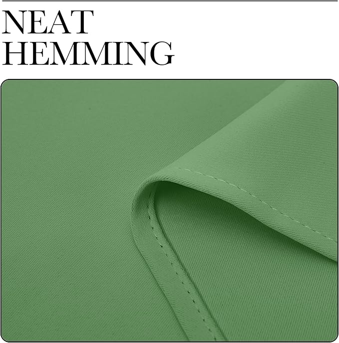NICETOWN Froest Green Blackout Curtains 45 inches Length