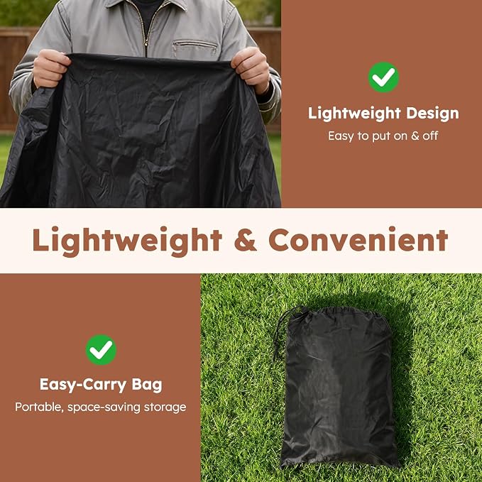 MR. COVER Grill Cover for Traeger Pro 34 & 780 Series, Waterproof Wood Pellet Smoker Cover for Traeger 34 / Pro 780, Texas, Z Grills, Heavy Duty Premium Pellet BBQ Cover for Outdoor with Straps, Black