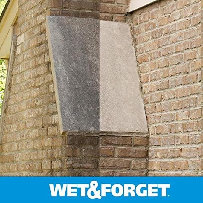 Wet & Forget Outdoor Moss Mold Mildew & Algae Stain Remover 2x .75 Gallon