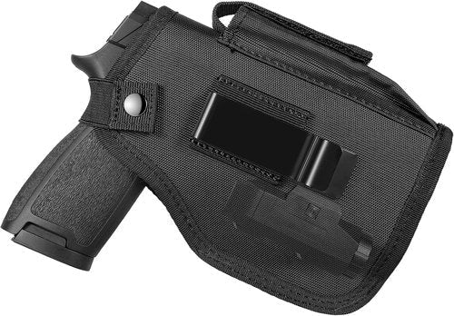 Concealed Carry Holster with Mag Pouch Fits Pistols with Light/Laser, Universal IWB/OWB Holsters for Men Women Fits Right Hand and Left