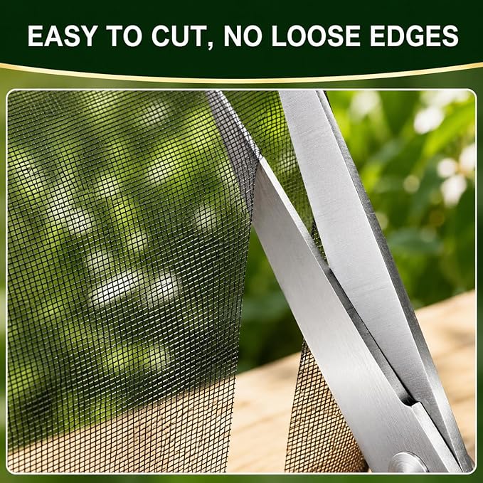 Stronger Garden Mesh Netting - 10 x 20 ft, PE Ultra-Fine Mesh Bird Barrier Net for Plants & Vegetables, OutdoorPatio Balcony Terrace Screen, Tear-Resistant Breathable Shade Netting | Black (33% Shade)