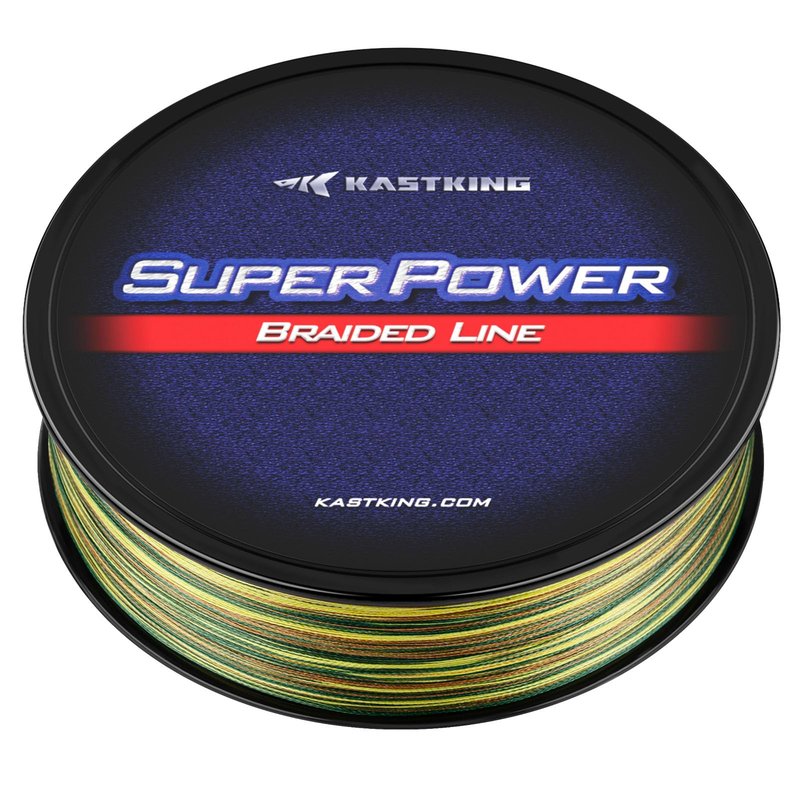 KastKing Superpower Braided Fishing Line, Camo, 10 LB, 150 Yds
