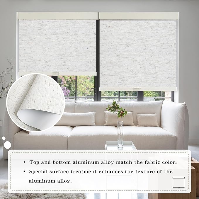 SUNOFF Cordless Blackout Roller Shades Blinds