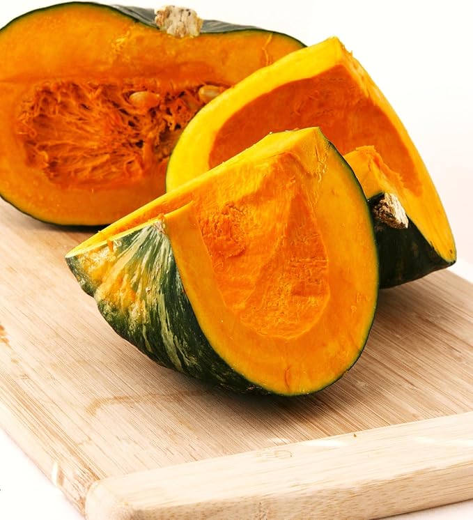 TomorrowSeeds - Kabocha Squash Seeds - 60+ Count - for 2026 Planting Japanese Pumpkin Green Hokkaido Ebisu Asian Tetsukabuto Buttercup Gourd Garden Vegetable Grow Your Own Home Farm Patio Healthy
