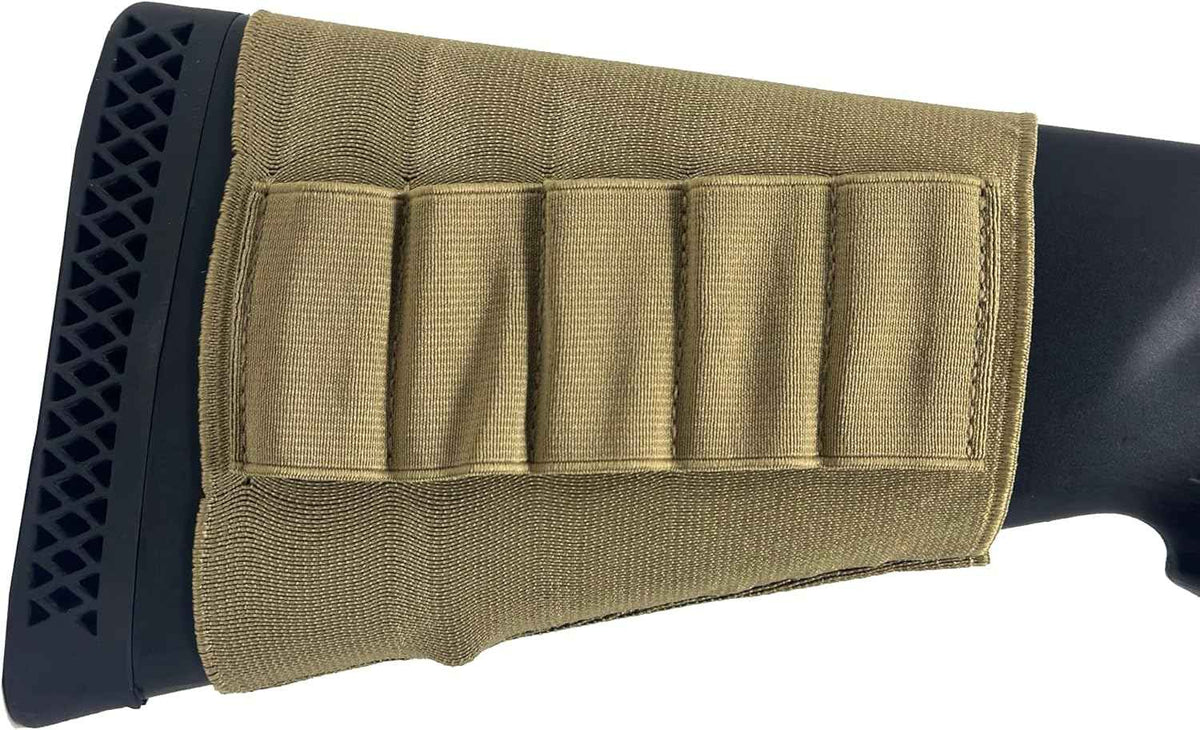 Shotgun Buttstock Ammo Sleeve - Krevis Tactical Accessory for Quick Reloads