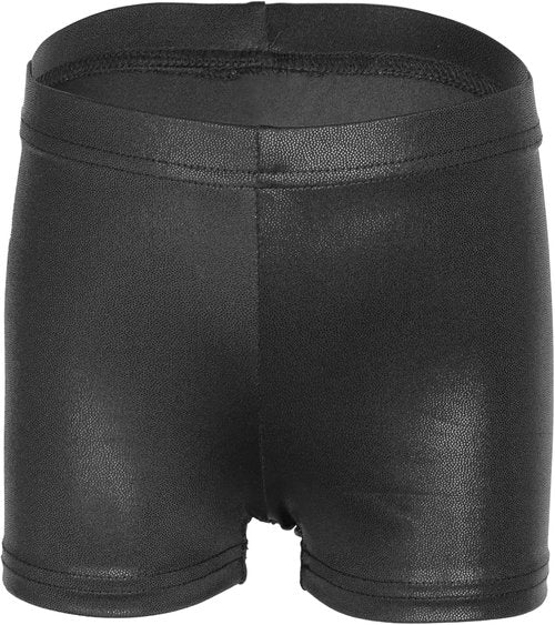 iLover Girls' Sparkle Dance & Tumbling Gymnastics Shorts - Solid Color, Comfortable Fit