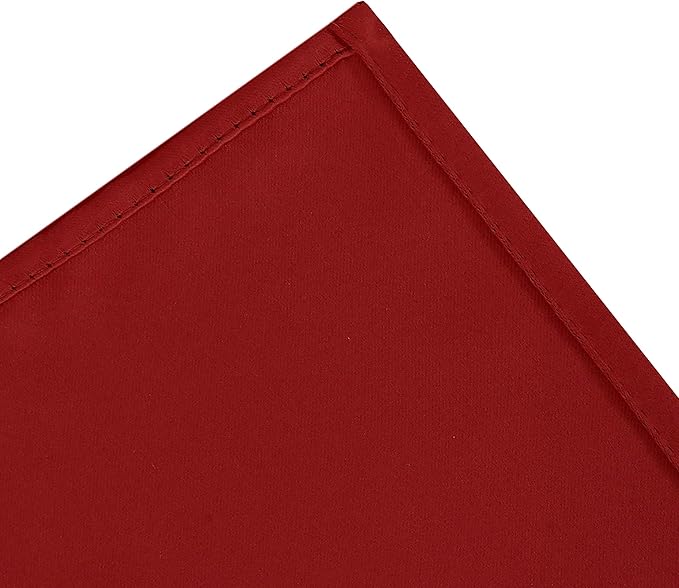 LEMOMO Red Thermal Blackout Curtains/52 x 72 Inch/Set of 2 Panels Room