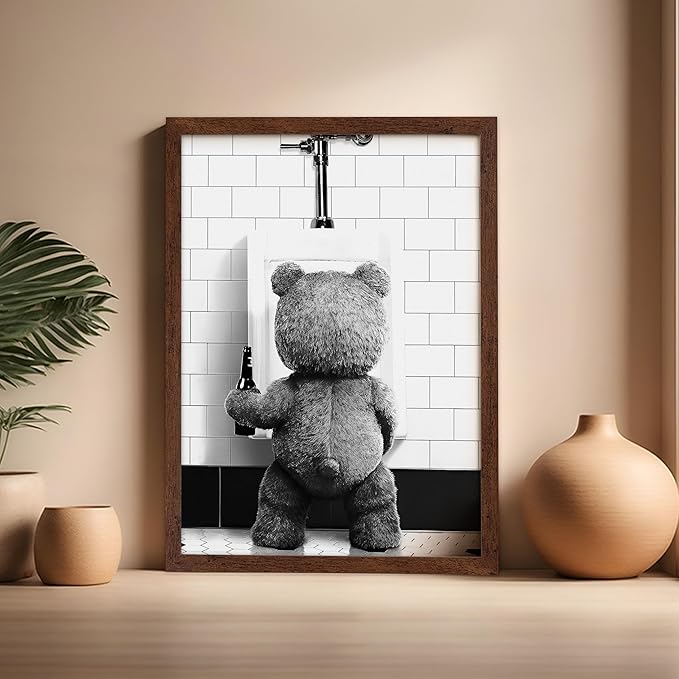 Poster Master Funny Teddy Bear Print