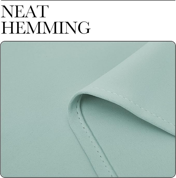NICETOWN Aqua Blue Room Darkening Curtains