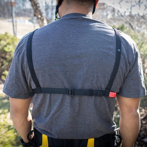 Notch Chester SRS Chest Harness Purpose Built for SRT Climbing, made from Lightweight and Durable Nylon Webbing, Multiple Attachment Points, Fits Chest Size 29"- 50" (99443)