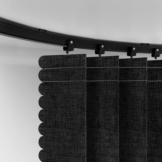 Room Divider Curtain Sets with Flexible Ceiling Track, Privacy Soundproof