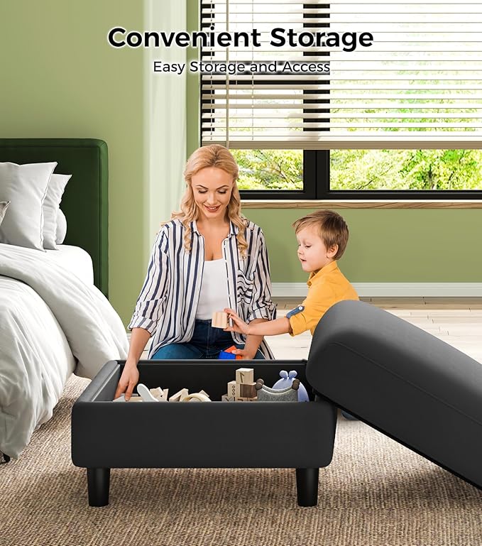 83" Couches for Living Room, Comfy Sofas for Living Room with Storage Ottomans, Teddy Sofa Couch, Tool-Free Loveseat Sofa, All-Wood Love Seat Couches, U Shaped Couch 2 Pillow Included, Grey