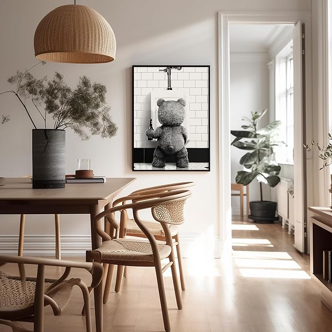 Poster Master Funny Teddy Bear Print