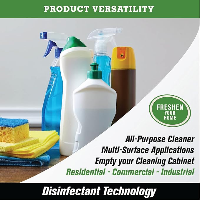 SNiPER Hospital Disinfectant, Odor Eliminator & All-Purpose Cleaner, Made in the USA, 32 Ounce Spray, 4-pack