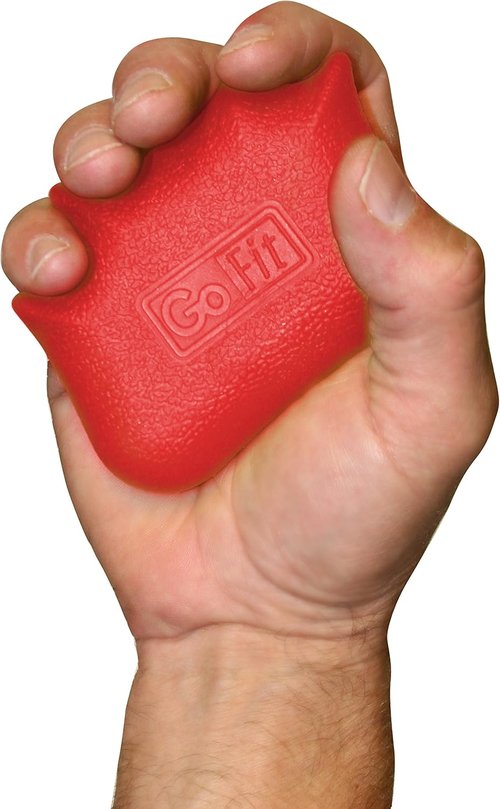 GoFit Firm Resistance Gel Hand Grip - Strength Training Tool for Grip Strength