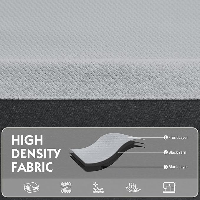 FMFUNCTEX 100% Light Grey Blackout Curtains