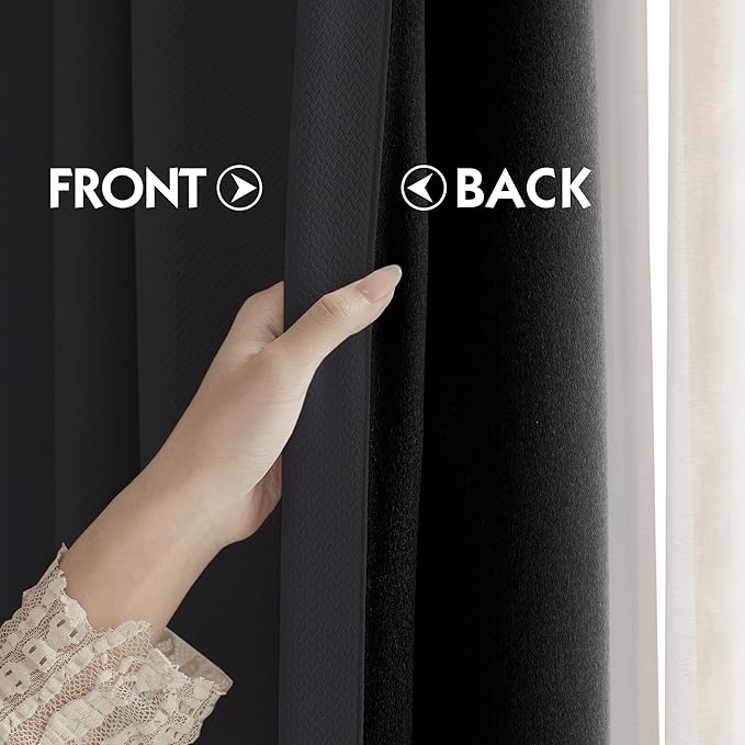 FMFUNCTEX 100% Blackout Curtains
