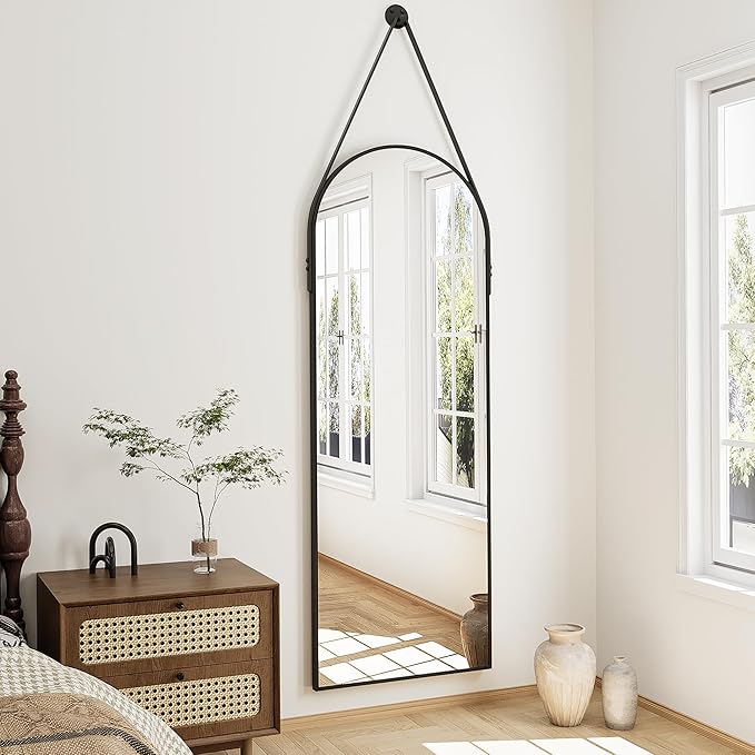 Full Length Mirror, Arched Wall Mounted Mirror, Wall Mirrors Full Length