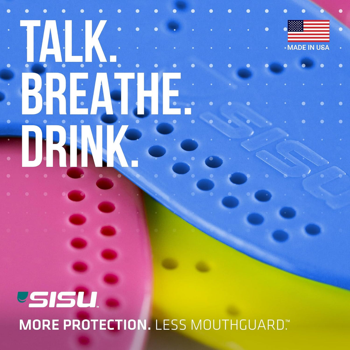 SISU Aero Small Mouthguard - Athletic Orange | 30% Stronger Protection for Lacrosse, Football & More