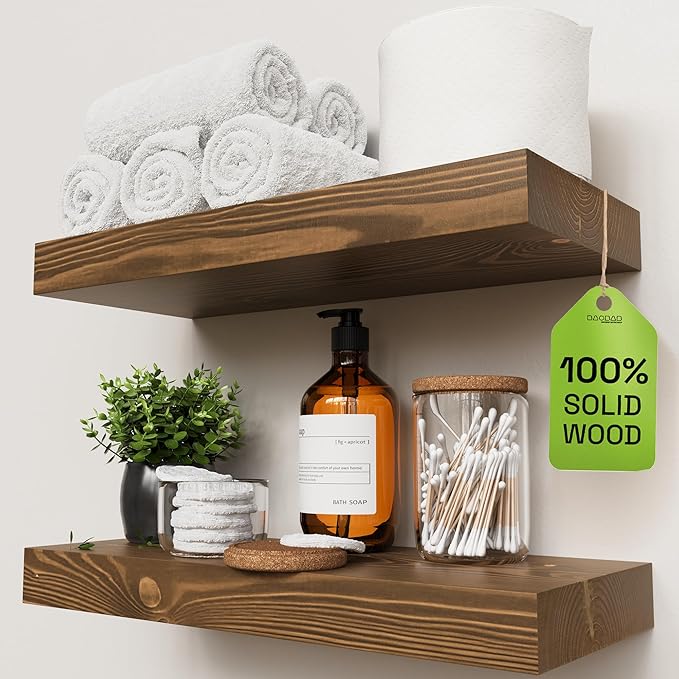 BAOBAB WORKSHOP Wood Floating Shelves