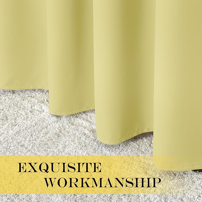 NICETOWN Blackout Short Curtain 63 inches Long