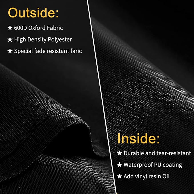 Grill Cover for Weber Q Series Grills, Portable BBQ Cover for Weber Q1200, Q1000 and Q100 Series