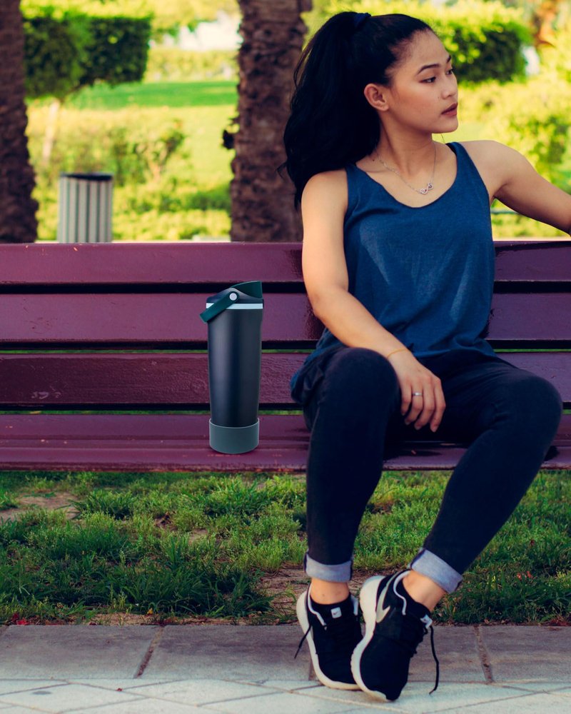 Kaitiaki Silicone Boot for Owala 30oz & 40oz FreeSip Sway Bottles & Tumblers - Non-Slip, Scratch-Resistant, Stability Enhancer, Available in 12 Colors (Very, Very Dark)