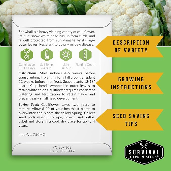 Survival Farmer Seed Vault – 100 Pack of Heirloom Vegetable Seeds for Planting – Non-GMO Vegetables, Fruits, Herbs – Sealed Kit for Long-Term Emergency Storage – Survival Garden Seeds