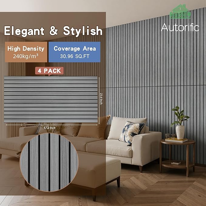 4 Pack Acoustic Panels for Wall, Soundproof Panels
