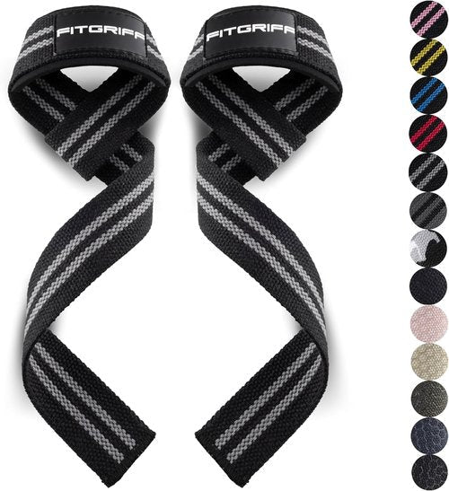 Fitgriff® Lifting Wrist Straps - Premium Cotton & Padded Support for Weightlifting | Gym & Deadlift