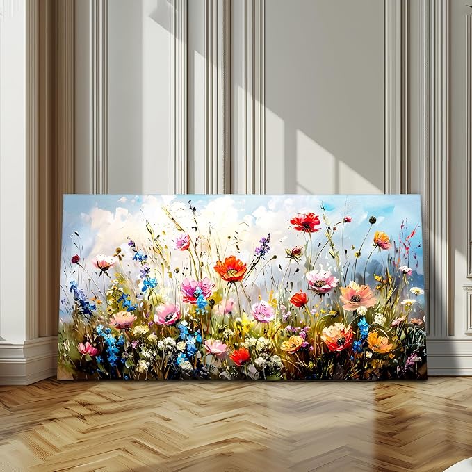 SERIMINO Large Wall Art for Living Room Canvas Prints, Nature Floral Botanical