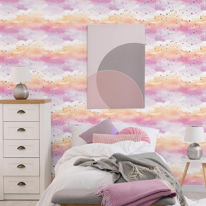 Main Street Peel and Stick Wallpaper Eco-Friendly Sheets 12 Pack, 11 X 16 Inch