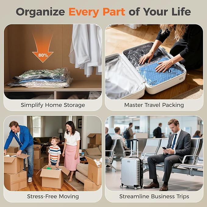 Nicetree 18-Pack Vacuum Storage Bag