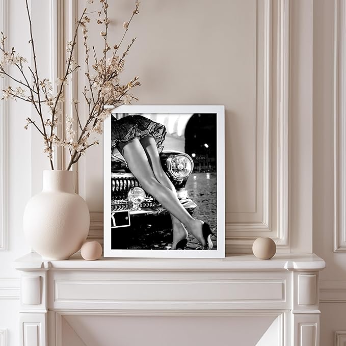 Poster Master Sexy Legs on Classic Car Poster