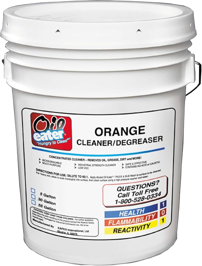 Oil Eater Orange 5 Gallon Cleaner/Degreaser