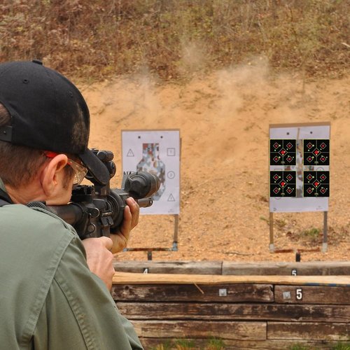Bull's-Eye Multicolor Splatter Targets - Ideal for Indoor & Outdoor Shooting Practice