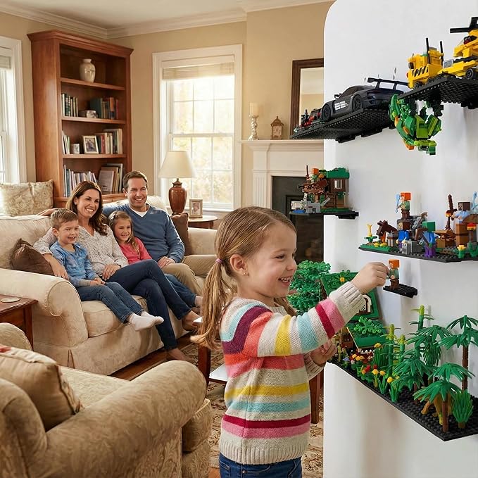 LRANFOW 12 Pack Wall Display Shelf