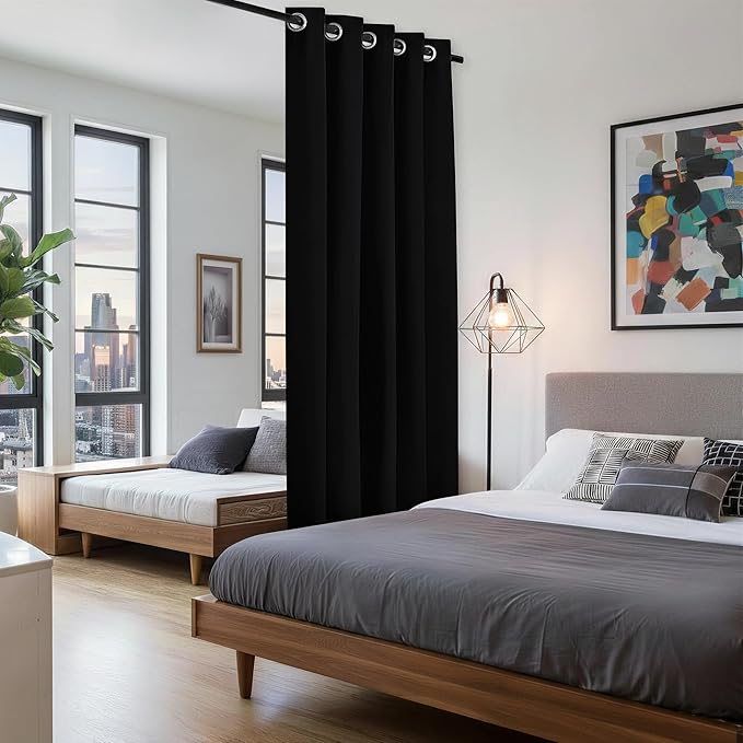 BONZER Black Curtain Dividers