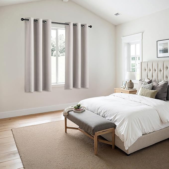 MIULEE Blackout Curtains for Bedroom Living Room 2 Panels, Thermal Insulated