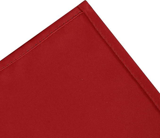 LEMOMO Blackout Curtains 66 x 84 inch/Bright Red Curtains Set of 2