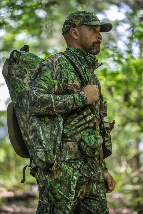 Mossy Oak Men's Tibbee Lightweight Camo Hunting Shirt - Breathable & Comfortable Design