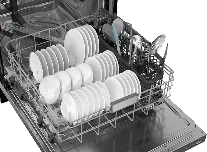 Sharp SDW6888JS 42 dBA Stainless Fully Integrated Built-in Smart Dishwasher