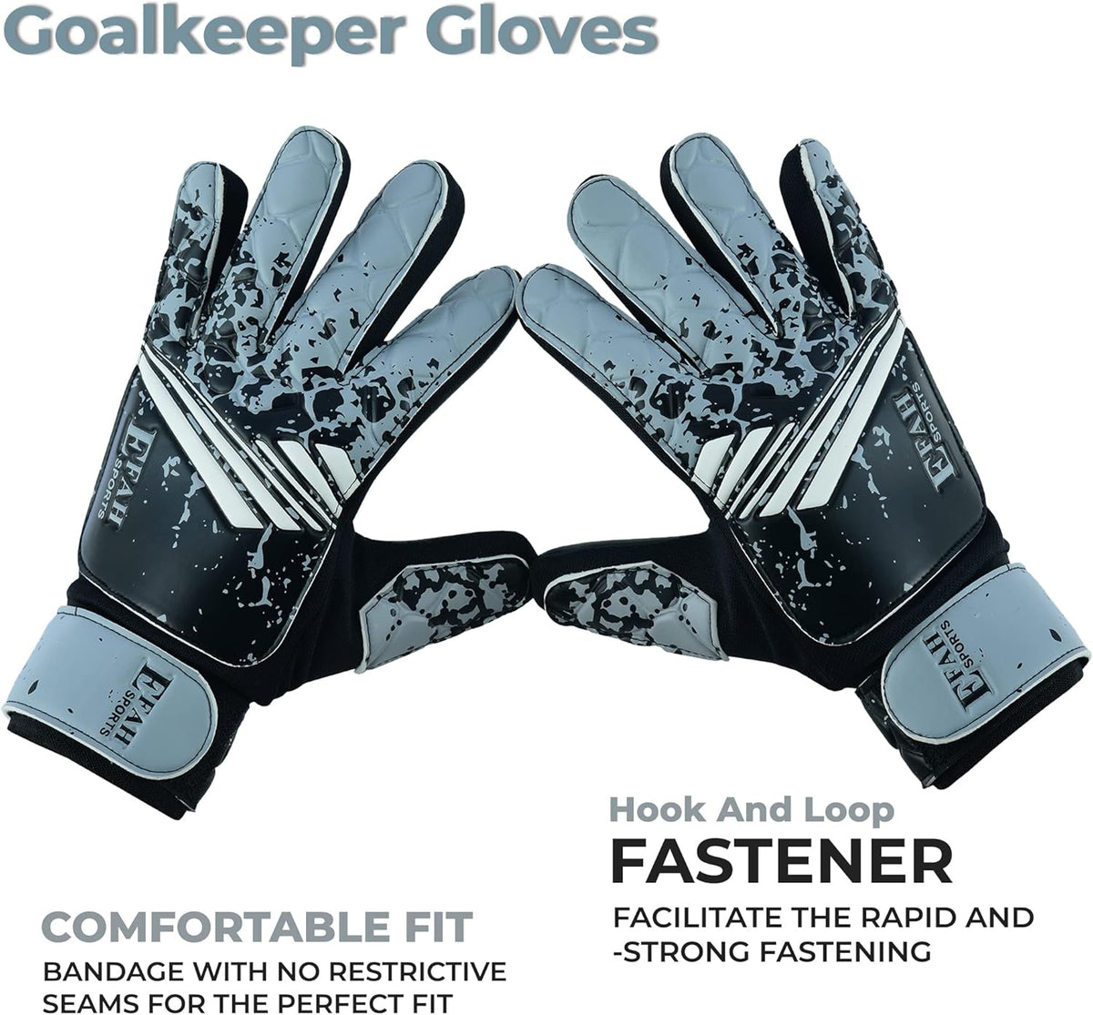 Regine Soccer Goalkeeper Gloves - Strong Grip for Kids & Youth | Perfect for Football Matches