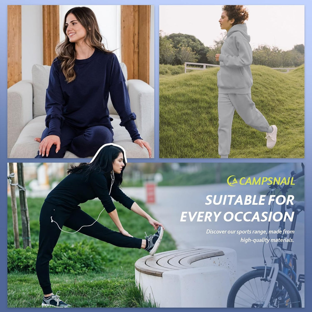 Skiennix Joggers for Women - Lightweight Comfy Sweatpants with Pockets | Perfect for Yoga & Travel