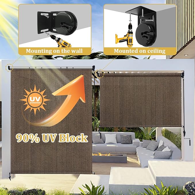Shade&Beyond Outdoor Roller Shades