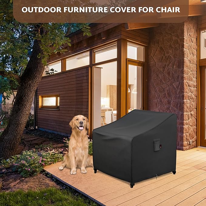 iBirdie Waterproof Outdoor Chair Covers 29 x 30 x 36 inch 2 Pack Patio Furniture Covers