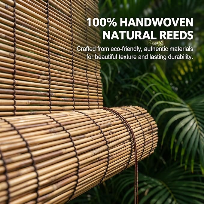 Bamboo Blinds for Interior Windows, Custom Bamboo Shades for Indoor Windows